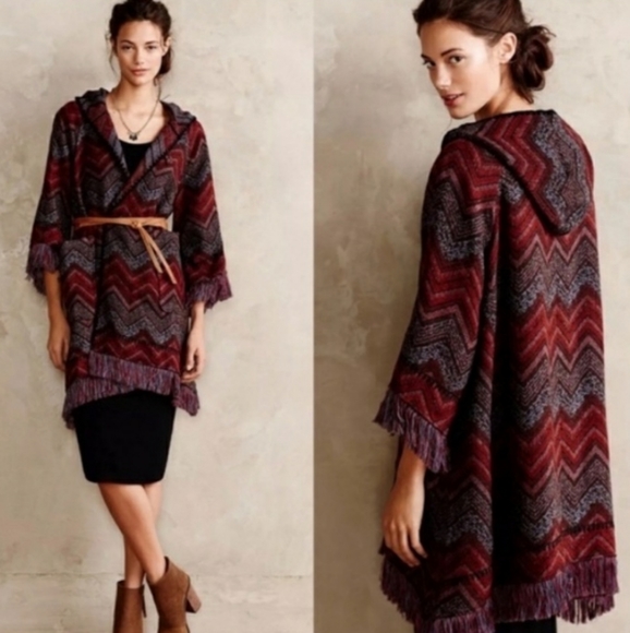 Anthropologie Hei Hei Messila Fringe Coat - Picture 1 of 9